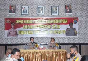 Kapolres Sidimpuan Gandeng Media Hadirkan Informasi Penyejuk