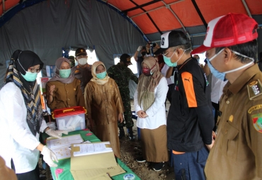 Antisipasi Covid-19 Bupati Mura Tinjau Puskesmas dan Posko Perbatasan