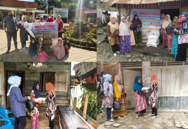 Aksi Sosial Fakultas Teknik UGN Sidimpuan Bantu Warga Terdampak Covid-19
