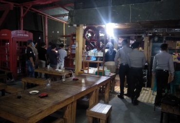 Cegah Corona Polres Sidimpuan Halau Kerumunan Massa