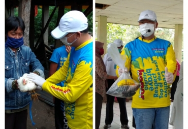 Gubernur Rohidin Beli 2 Ton Ayam dan 4 Ton Ikan