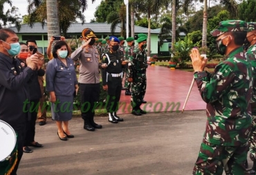 Forkopimda Karo Sambut Kedatangan Pangdam I/BB