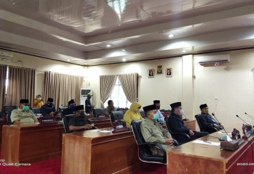 Rapat Paripurna DPRD Dengarkan LKPj Walikota