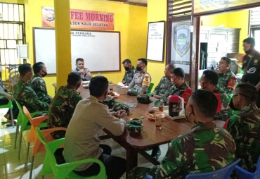 Perkuat Sinergitas Polsek Kaur Selatan Gelar Coffee Morning