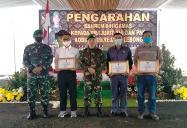 Danrem 041 Gamas Tekankan Babinsa Bantu Pemda Perangi Covid-19