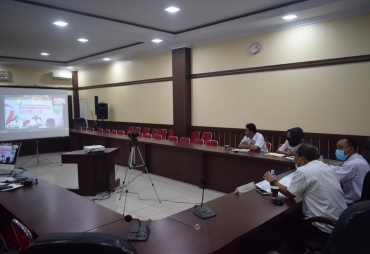 Sekda Sidimpuan Ikuti Rapat Virtual Terkait JPS