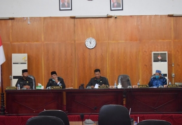 Walikota Sidimpuan Sampaikan LKPj 2019 ke DPRD