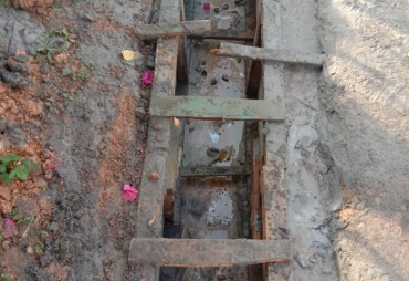 Lurah dan Ketua RT Sesalkan Kualitas Pembangunan Drainase Talang Subur