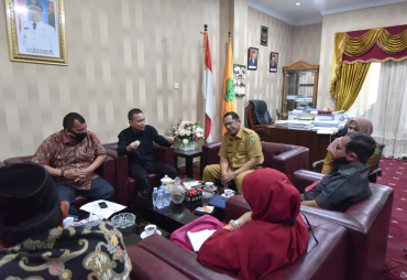 Komisioner KPU Audiensi Bersama Walikota Padangsidimpuan