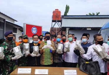 BNNP Bengkulu Musnakan Belasan Kilo Ganja dan Ratusan Gram Shabu