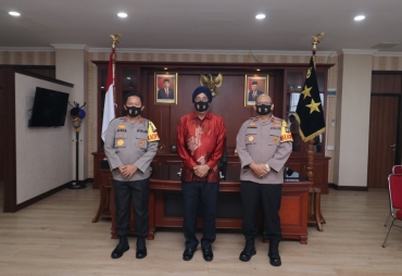 Bahas Kerjasama Keamanan Kapolda Kepri Terima Kunjungan Konsulat Singapura