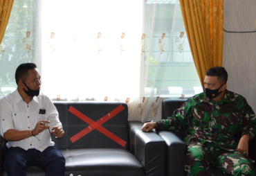 Dandim 0212/Tapsel Audiensi Bersama Pengurus PWI