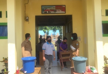 Pastikan Sekolah Patuhi Protokol Kesehatan Disdik Sidak SMP se-Kabupaten Kaur
