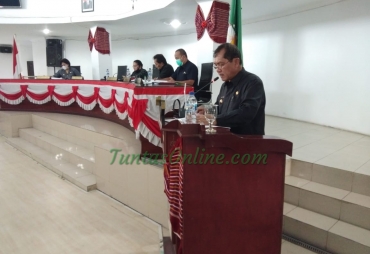 Rapat Paripurna Bupati Karo Sampaikan Jawaban Atas Pandangan Fraksi