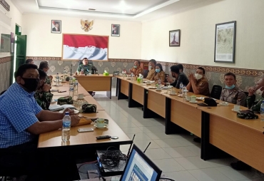 Dandim 0205/TK Pimpin Rapat Evaluasi Kinerja Covid-19