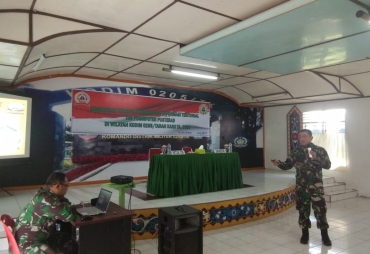 Acara Bimbingan Teknis Aplikasi Informasi Teritorial wil Kodim 0205/Tanah Karo