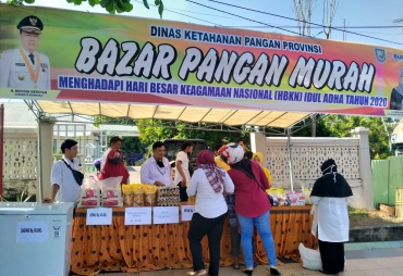  Dinas Ketahanan Pangan Provinsi Gelar Bazar Murah