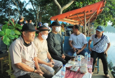 Neron Bareng Dirjen KSDAE Gubernur Rohidin Paparkan Konsep Pembangunan Danau Dendam