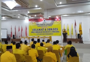Musda X Golkar Rejang Lebong Ditutup Tanpa Ketua Terpilih