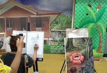  Sambut HUT 36 PT Angkasa Pura II Gelar Visual Art