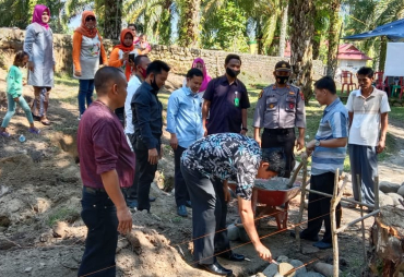 Bangun Rumah Layak Huni PWI dan Kapolres-Kajari Mukomuko Bersinergi 