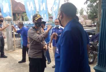 Jalin Silaturrahmi Kapolres Kunjungi DPD PAN Tapanuli Selatan