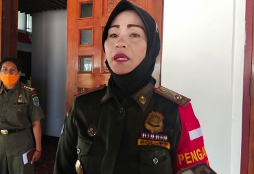 Kepala Bidang (Kabid) Penegakan Peraturan Daerah (Perda) Kepolisian Pamong Praja (Pol PP) Provinsi Bengkulu Martina 