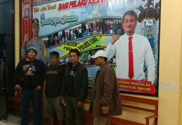 Satu dari Tiga Terduga Pelaku Ditahan Polisi