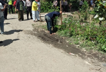 Juru Sita PN Kabanjahe Eksekusi Tanah di Desa Manuk Mulia