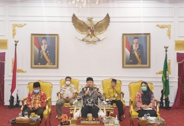 Rakor Bersama FKPD Gubernur Rohidin Sinergikan Pemulihan Ekonomi dan Pergub Masker