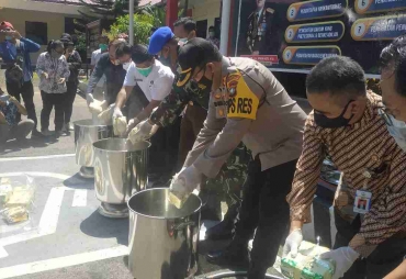 Shabu Seberat 56,8 Gram Dimusnahkan Polresta Barelang