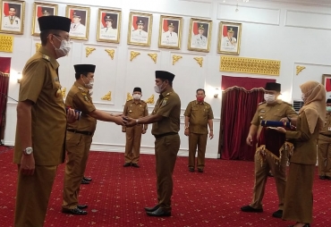 SK Kemendagri Turun Tiga Pjs Bupati di Bengkulu Dilantik