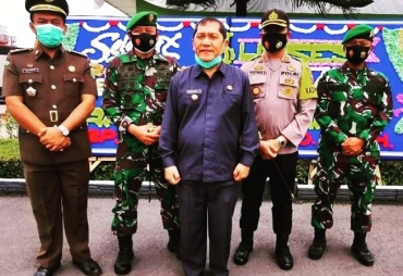 Bupati Karo Hadiri Peringatan HUT TNI ke-75