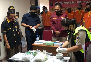 Polda Kepri Kembali Musnahkan Narkotika Jenis Sabu