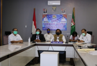 Sekda Karo Ikuti Kampanye Netralitas ASN Secara Virtual