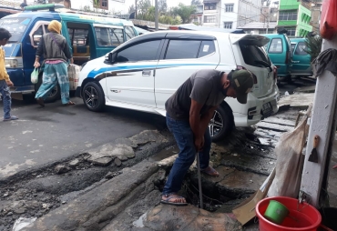 Pemkab Karo Benahi Saluran Drainase di Kecamatan Berastagi