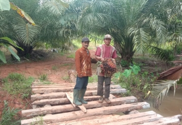 Jadi Akses Pertanian Masyarakat Batu Tugu Harapkan Pengerasan Jalan
