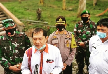 Sikapi Keluhan Tentang Harimau Bupati Karo Tinjau Lokasi