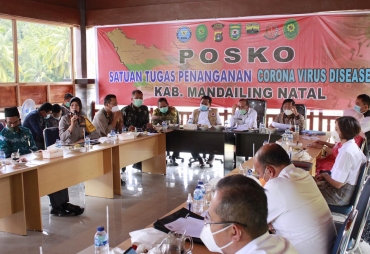 Walikota Padangsidimpuan Hadiri Rakor Pembentukan Satgas Penanganan Covid-