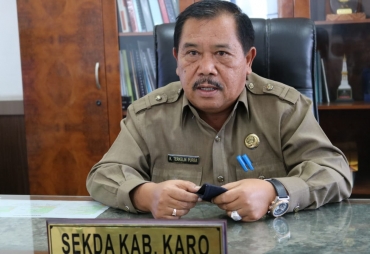 Sekda Karo Imbau Masyarakat Jauhi Kaki Gunung Sibayak