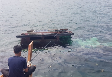 Kapal KM Batera Melayu Karam di Perairan Pulau Kekek