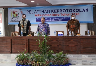 Pemkab Karo Gelar Pelatihan Keprotokolan Tahun 2020