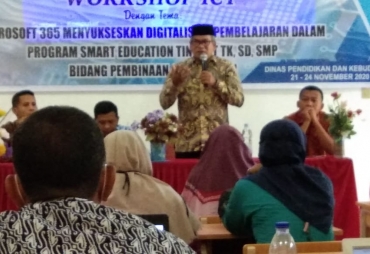Gelar Workshop Dikbud Bireuen Komitmen Sukseskan Digitalisasi Pembelajaran