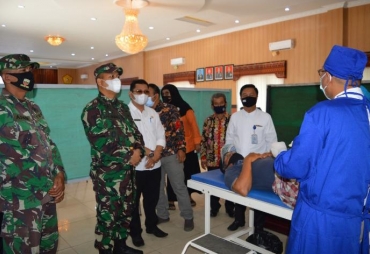 Kodim 0212/TS Bersama Dinas Terkait Adakan Pelayanan KB MOP Gratis