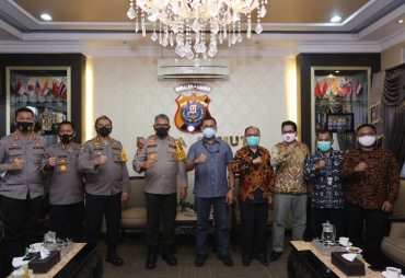 Kapolda Sumut Sambut Audiensi Koordinator Wilayah I KPK RI