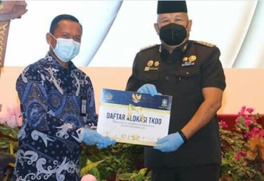 Penyerahan DIPA Pemkot Batam Dapat Dana Transfer 1 Triliun