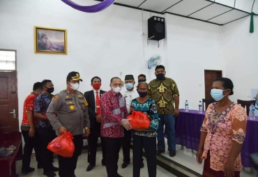 Ribuan Bantuan Paket Sembako Kepada Umat Kristen Ini Himbauan Bupati Batu Bara