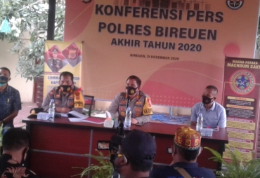 Angka Kriminal dan Laka Lantas di Bireuen Menurun