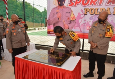 Kapolda Kepri Resmikan Sport Area 88