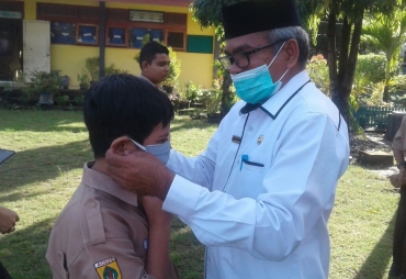 Germas Tahap II 49.781 Masker Prioritas Untuk Sekolah di Bireuen